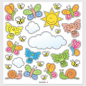 Sticker Bébé Animaux (Feuille)