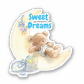 Sticker Bébé de rêves doux (Devant)