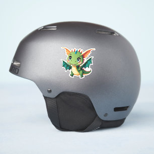Sticker Bébé Dragon Dessin Animé Mignon Personnage