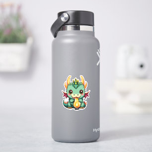 Sticker Bébé Dragon Dessin Animé Mignon Personnage