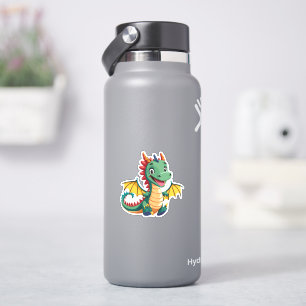 Sticker Bébé Dragon Dessin Animé Mignon Personnage