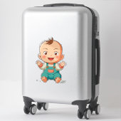 Sticker Bébé garçon mignon (Sur valise)