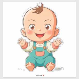 Sticker Bébé garçon mignon