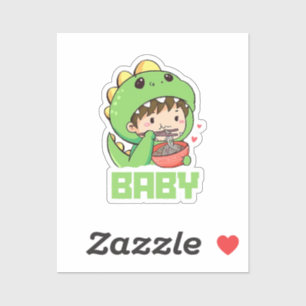 Sticker bébé godzilla