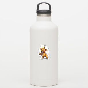 Sticker Bébé grinçant Lion King Anniversaire