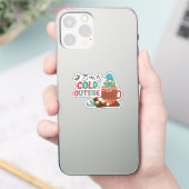 Sticker Bébé Il fait froid dehors | Gnome de Noël (Téléphone)