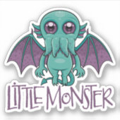 Sticker Bébé mignon Cthulhu Petit Monstre (Devant)