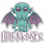 Sticker Bébé mignon Cthulhu Petit Monstre (Devant)