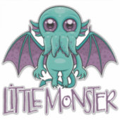 Sticker Bébé mignon Cthulhu Petit Monstre (Devant)