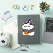 Sticker Bébé mignon Halloween Panda Trick ou traitement (Couverture iPad)
