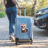 Sticker Bébé mignon Raccoon (Valise Insitu)