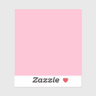 Sticker Bébé rose couleur solide