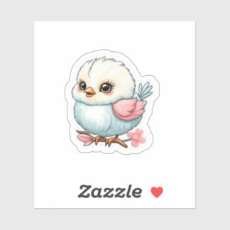 Sticker Bébé sur une branche