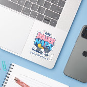 Sticker Bébé TWEETY™ & SYLVESTER™ Power Naps (Ordinateur portable avec iPhone)