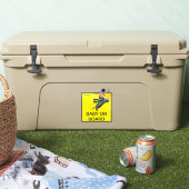 STICKER BÉBÉ ZORO À BORD - BÂTIMENT DE VOITURE (Glacière)