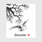 Sticker Beccaccia en volo (Feuille)