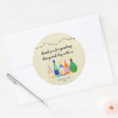 Sticker bedankje voorraad de bar (Envelop)