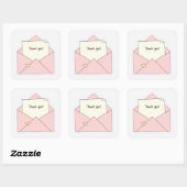 Sticker Bedankt (Vel)