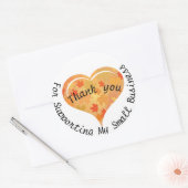 Sticker Bedankt voor het steunen van mijn kleine b (Envelop)