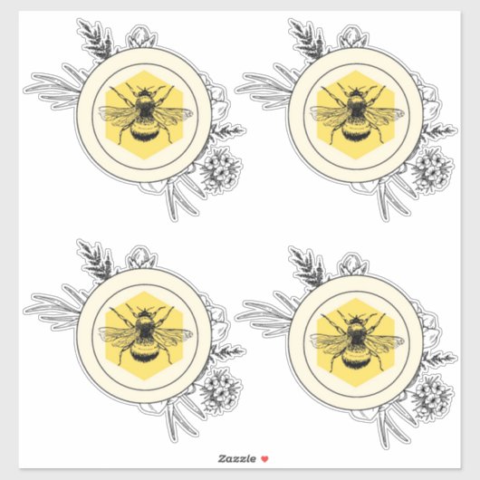 Sticker Bee (Feuille)