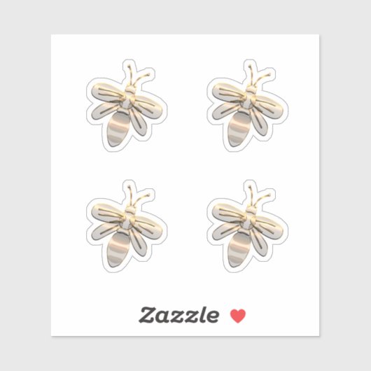 Sticker Bee Bumblebee (Feuille)