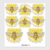 Sticker Bee Hive (Feuille)