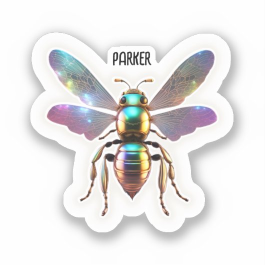 Sticker Bee moderne (Recto)