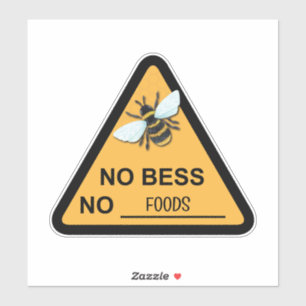 Sticker Bee Vocal et parler pour les Pollinisateurs