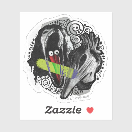 Sticker Beetlejus | Adam & Barbara Scary (Feuille)