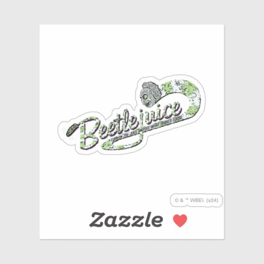 Sticker Beetlejus | Allumer le jus (Feuille)