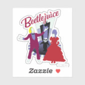 Sticker Beetlejus | Beetlejus & Lydia Mariage (Feuille)