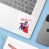 Sticker Beetlejus | Beetlejus & Lydia Mariage (Ordinateur portable avec iPhone)