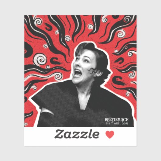 Sticker Beetlejus | Delia Deetz (Feuille)