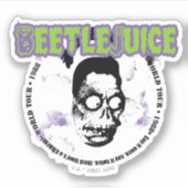 Sticker Beetlejus | Harry le Hunter Tête rétrécie (Devant)