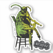 Sticker Beetlejus | Le dendroctone en fauteuil (Devant)