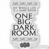 Sticker Beetlejus | Toute Ma Vie Est Une Chambre Sombre (Devant)