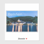 Sticker Beilstein Moselle Rhénanie-Palatinat Allemagne (Feuille)