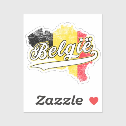 Sticker Belgique (Feuille)