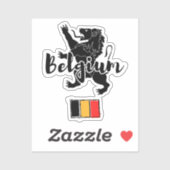 Sticker Belgique (Feuille)