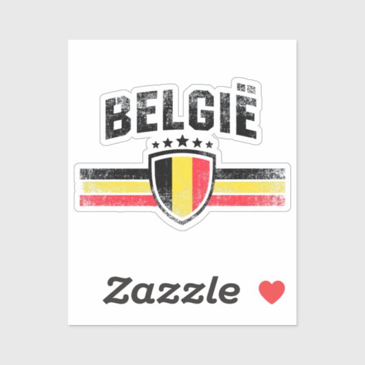 Sticker Belgique (Feuille)