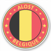 Sticker Belgique Aperdu (Devant)