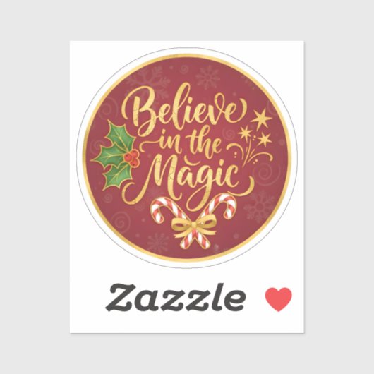 Sticker Believe in the Magic (Feuille)