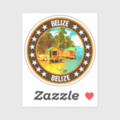 Sticker Belize (Feuille)