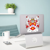 Sticker Bell Family Crest (Ordinateur portable sur le bureau)