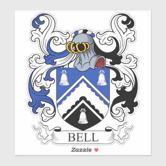 Sticker Bell Family Crest (Feuille)