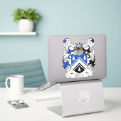 Sticker Bell Family Crest (Ordinateur portable sur le bureau)