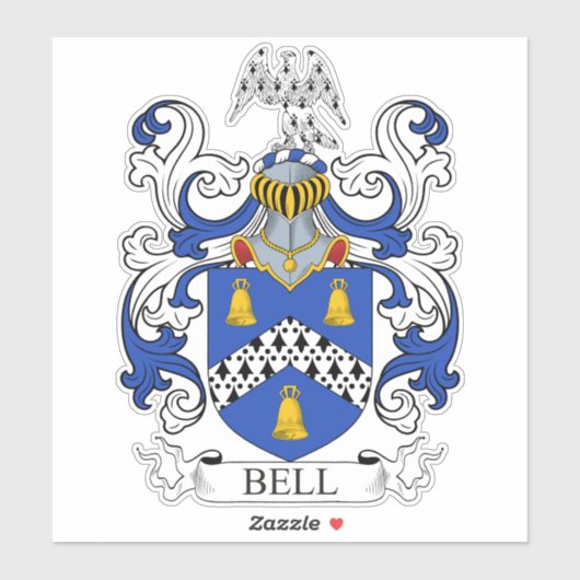Sticker Bell Family Crest (Feuille)