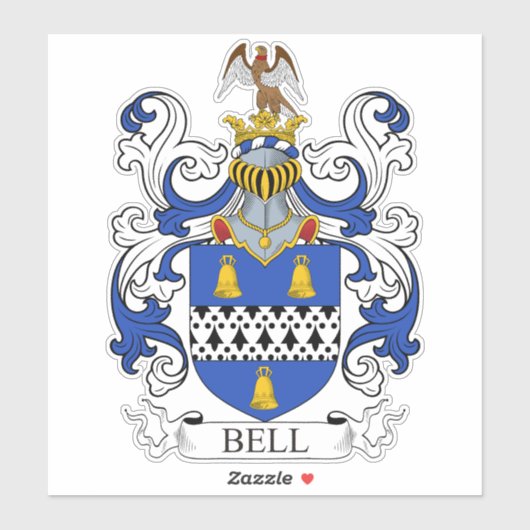 Sticker Bell Family Crest (Feuille)