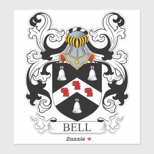 Sticker Bell Family Crest (Feuille)