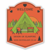 Sticker Bell Tent Glamping (Devant)